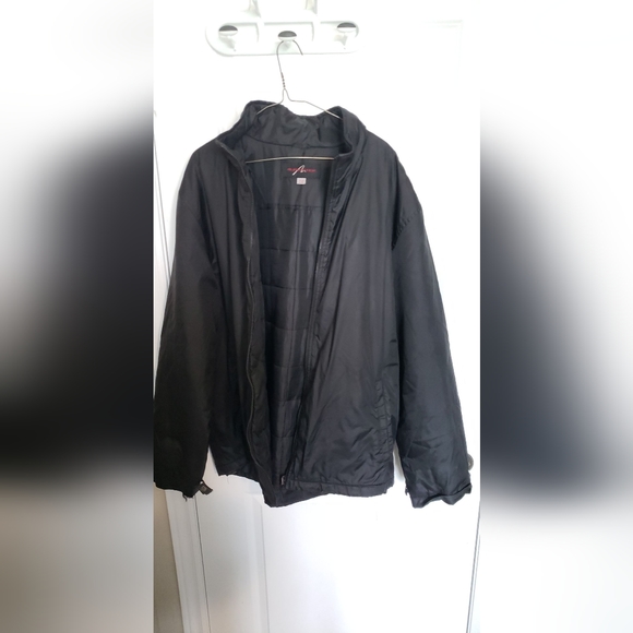 Unisex Alpinetek black jacket coat, size large, unisex. - Picture 7 of 16